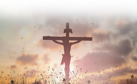 NIGHTCRUZ INRI Jesus Christ Necklace, Cross Pendant Necklace with Crown of Thorns Jesus