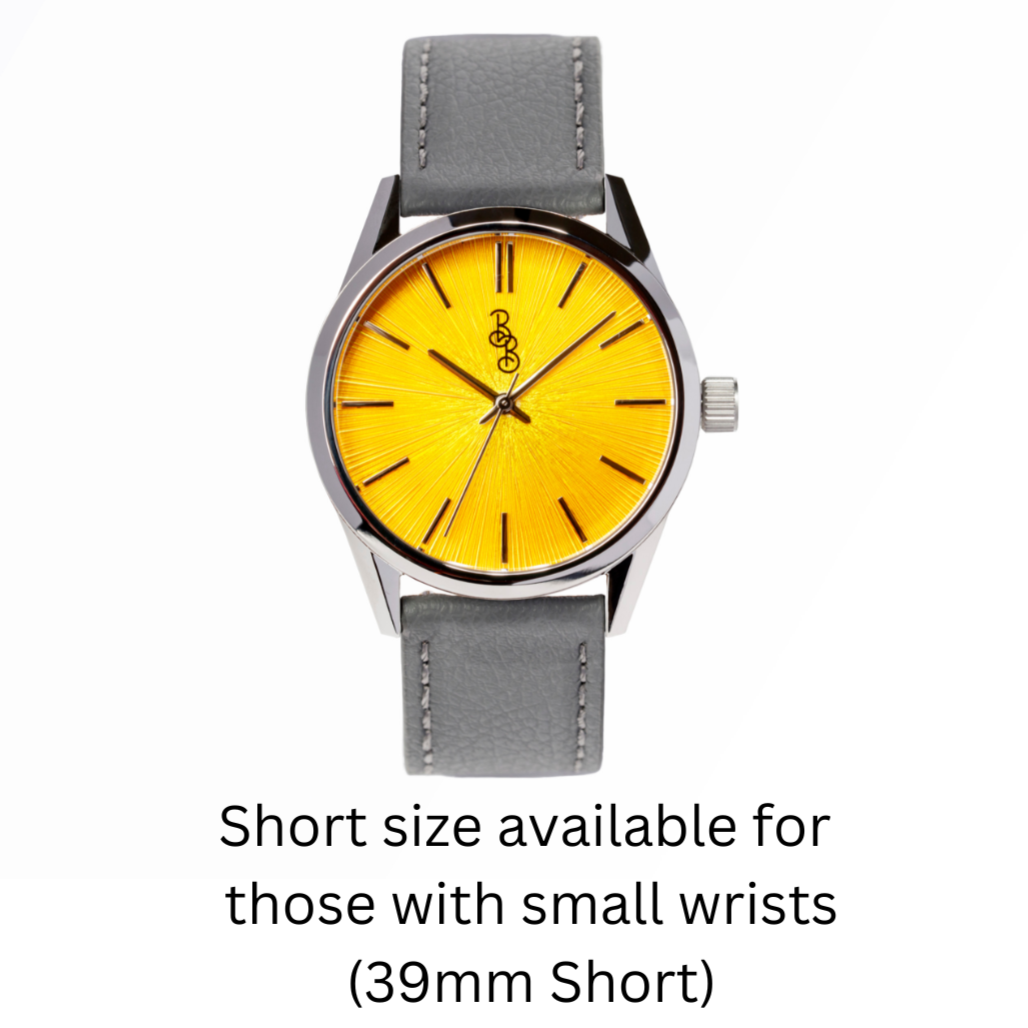 wristwatch Yellow Sunburst Watch