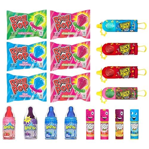 Candy Variety Pack, 18 Count Assorted Lollipops