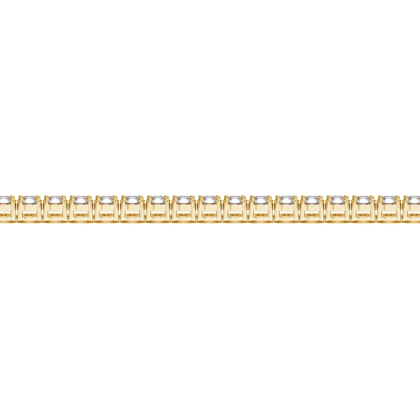 Lab Grown Round Diamond Tennis Bracelet in 14k Yellow Gold (6 cctw F/G VS2/SI1)