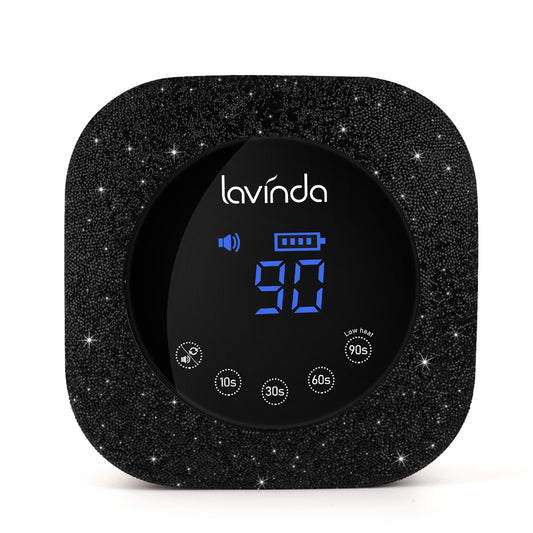 Crown Nail Lamp - Black Diamond - 54W Rechargeable UV/LED