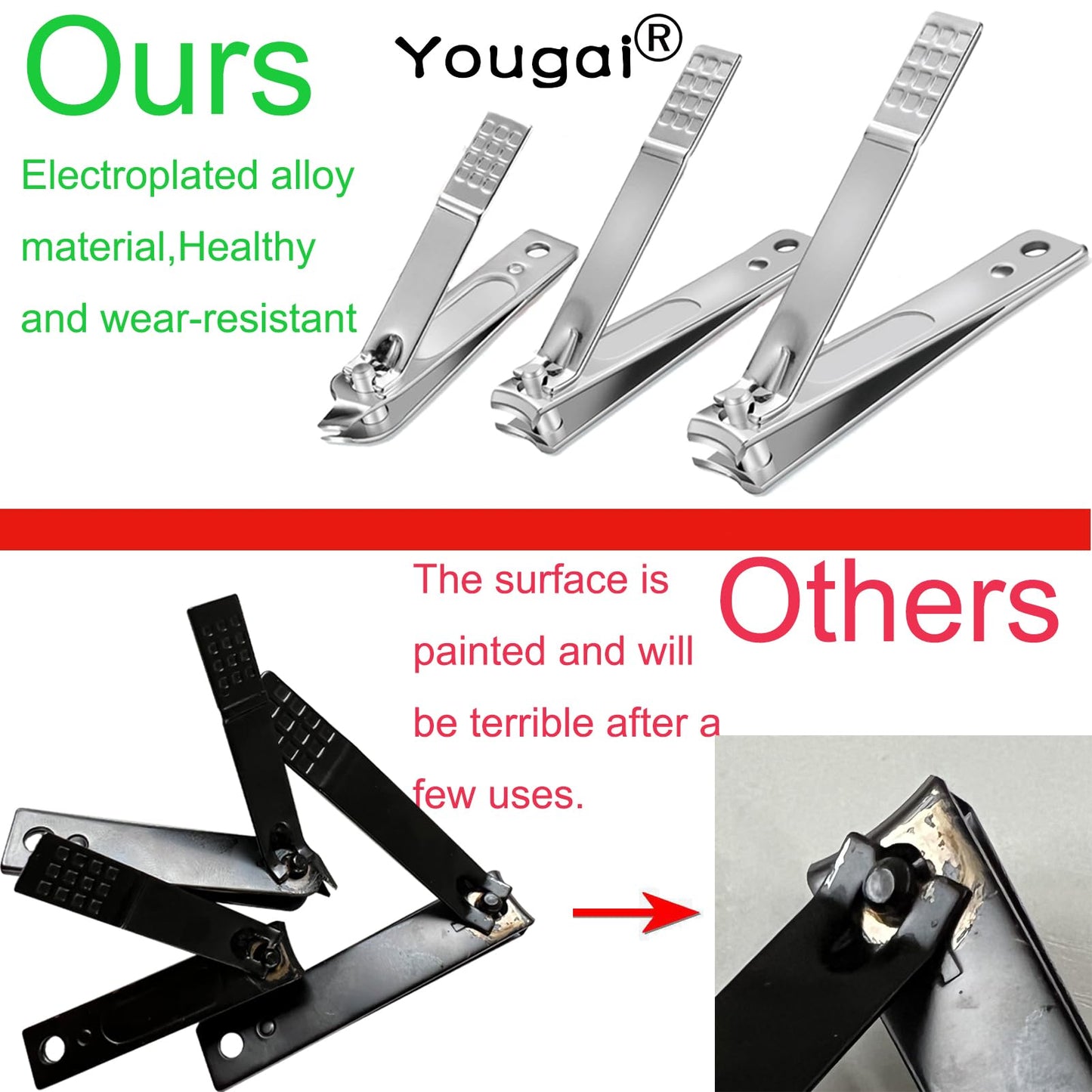 Nail Clippers Set Fingernail and Toenail Clipper Cutters, Manicure Pedicure Kit 18 Pieces Stainless Steel, with Luxurious Travel Case