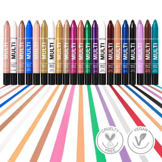 wet n wild Color Icon Cream Eyeliner Eyeshadow Multi-Stick, Moisturizing, Nourishing Velvety Cream-to-Powder Buildable & Blendable Formula, Cruelty-Free & Vegan