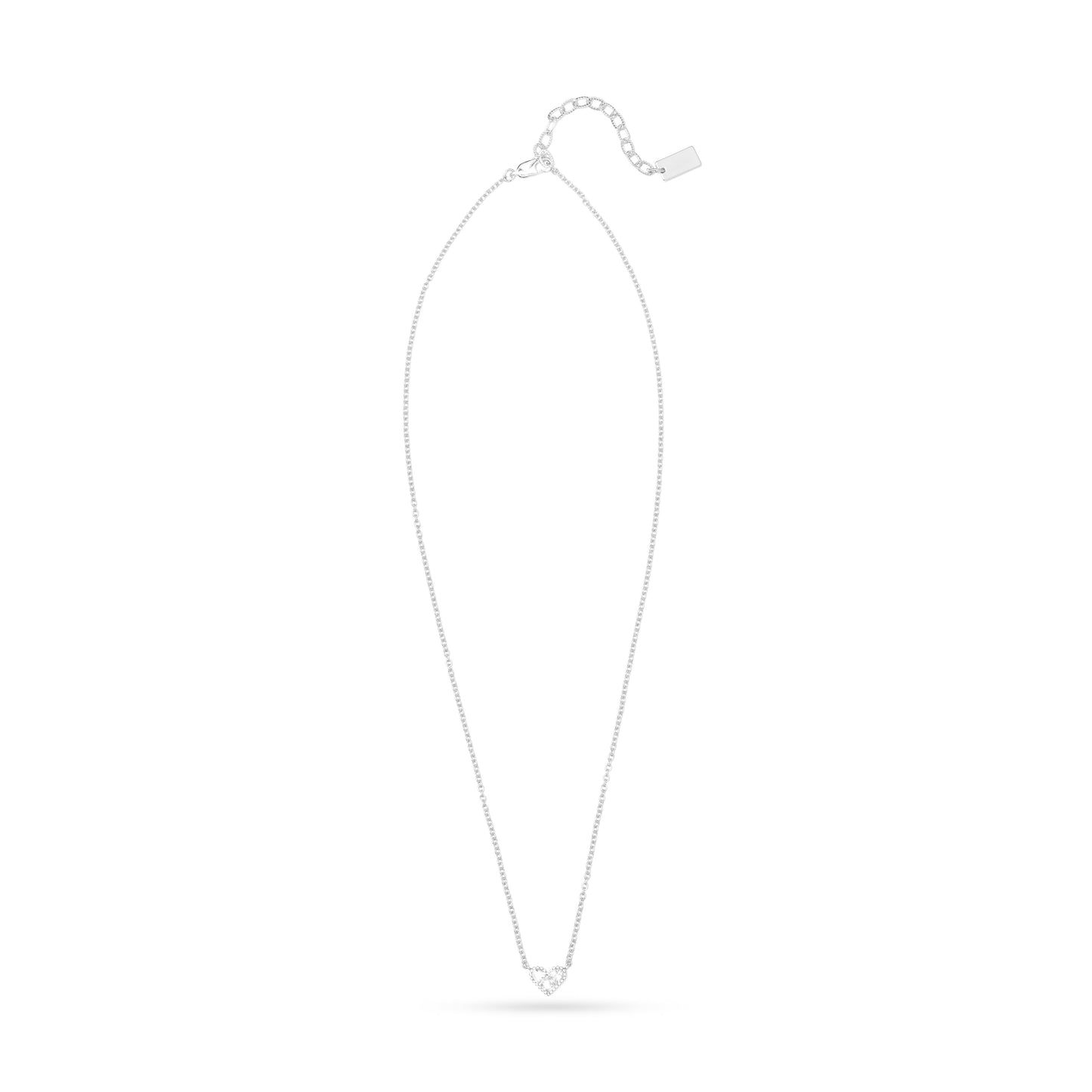 AC Heart Necklace with Gemstone