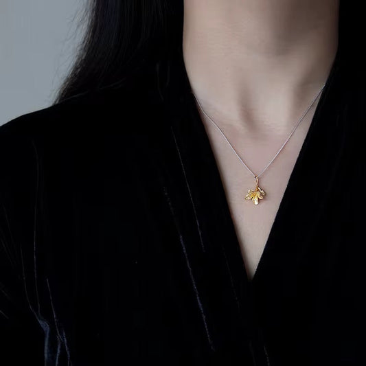 Lily Blossom Pendant Necklace
