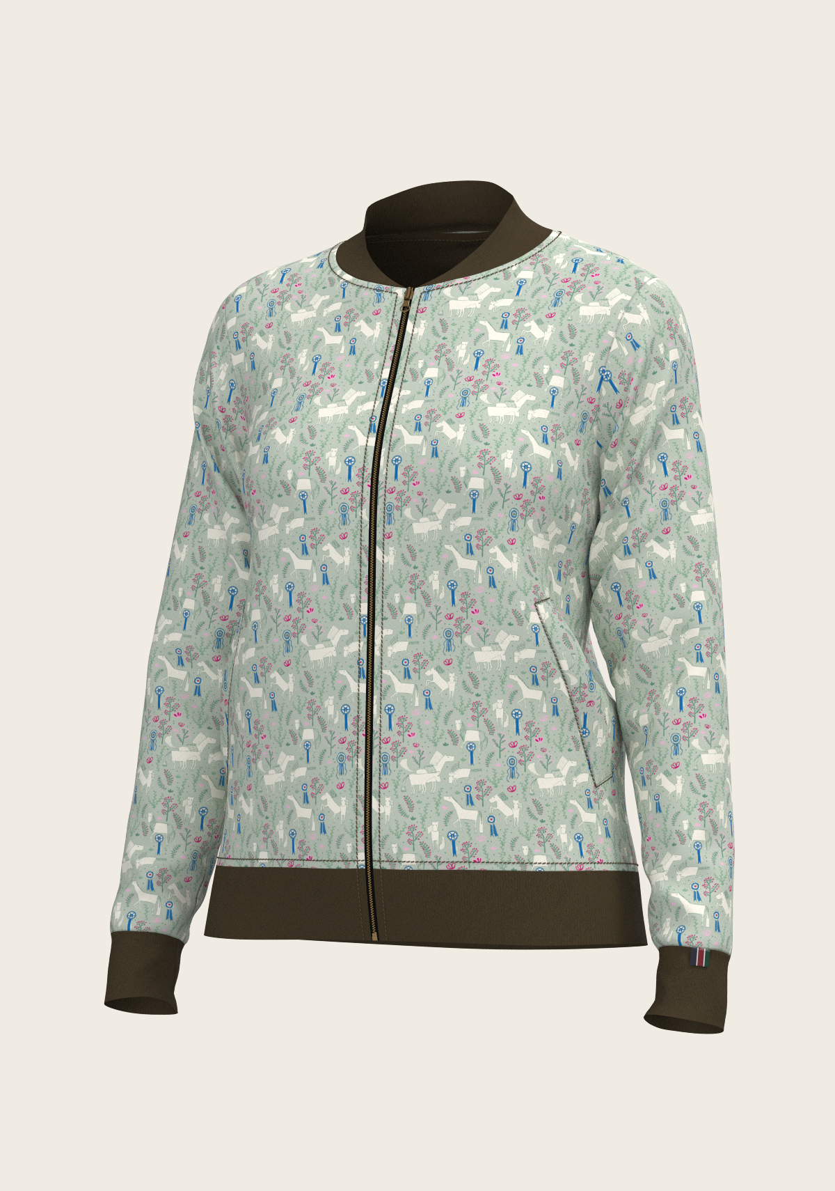 Grapeleaf Rosettes Reversible Jacket