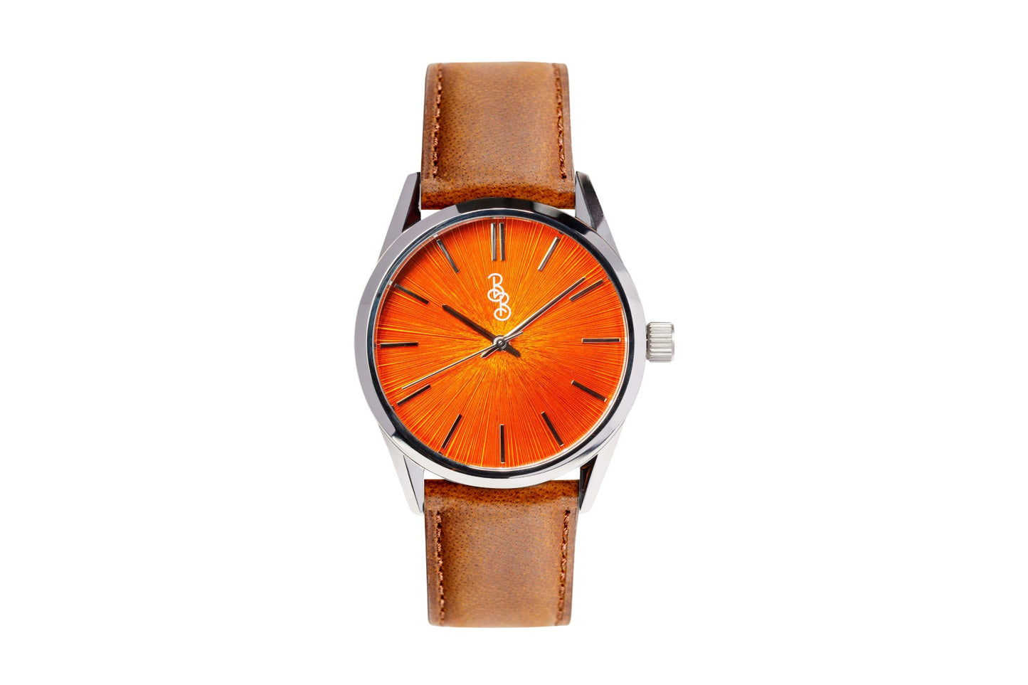 wristwatch Orange Sunburst Watch