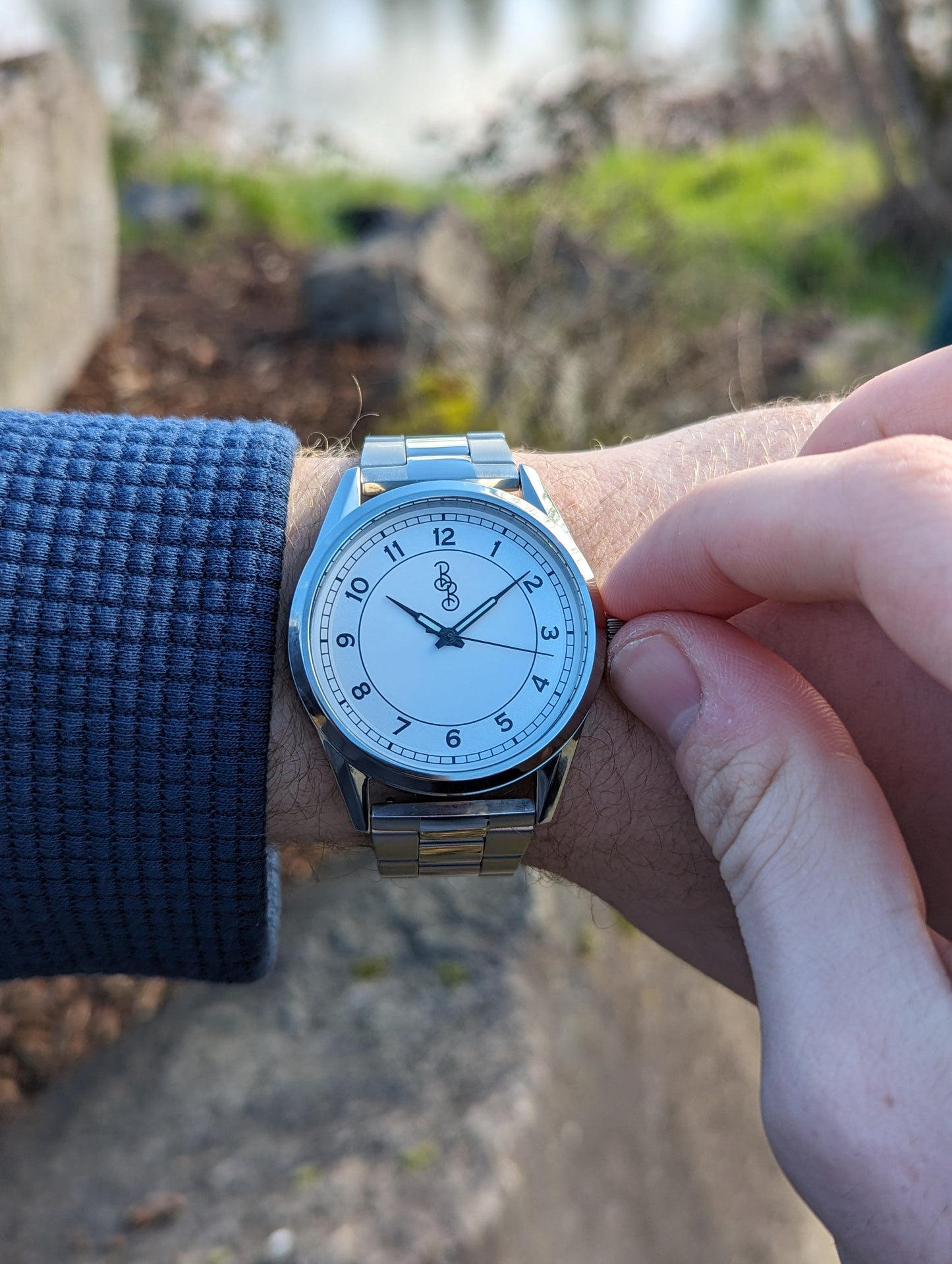 wristwatch Silver Classic Watch