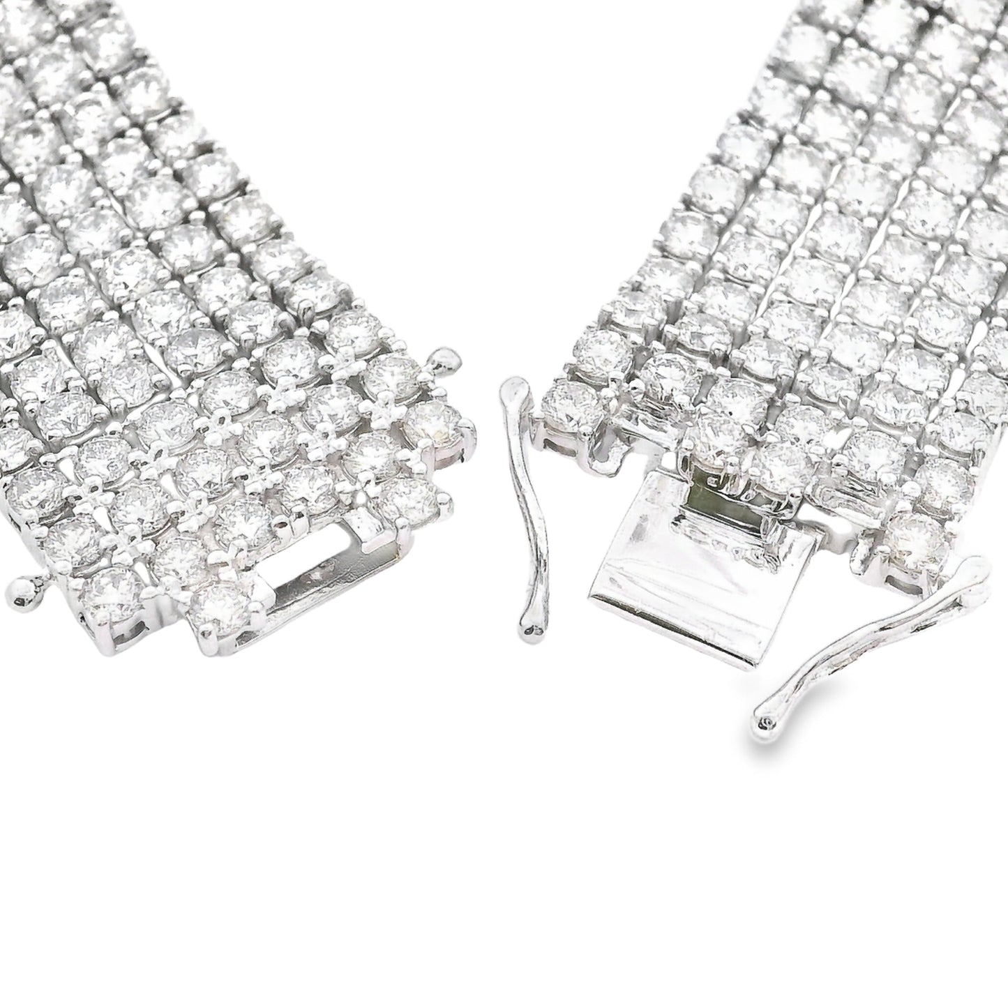 20.00ct Diamond Tennis Bracelet 14KT White Gold