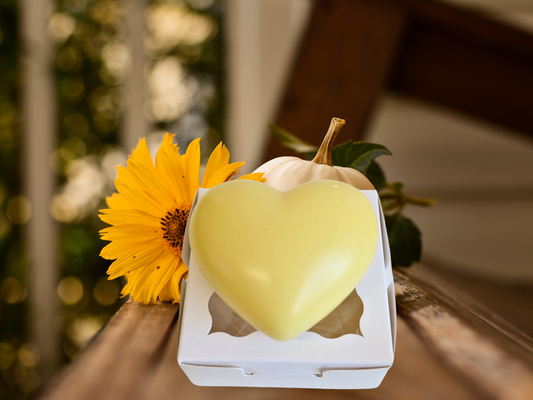 Handcrafted Closet & Drawer heart Sachet - Cozy & Comforting  – Warm, Inviting Scents for Relaxation & Seasonal Gifting - Scented Wax Heart Freshener