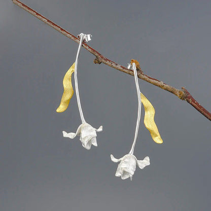 Shiny Flower Earrings