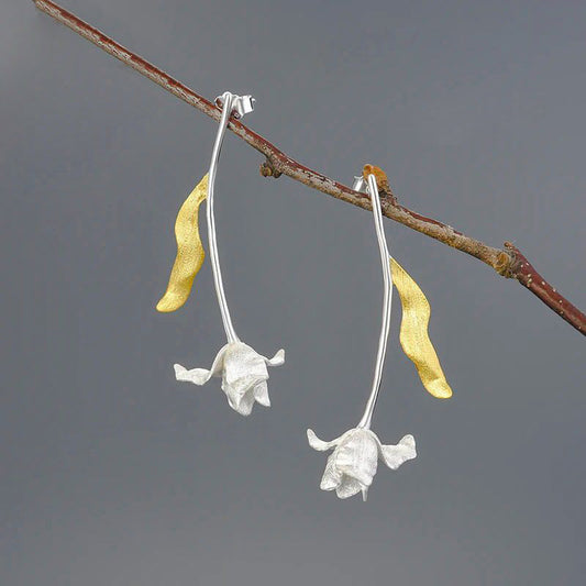 Shiny Flower Earrings