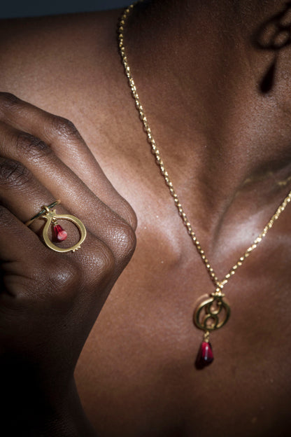 Pomegranate Seed Ring
