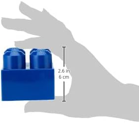 Bloks First Builders Toddler Blocks Toys Set, Big Building Bag with 80 Pieces and Storage, Ages 1+ Years