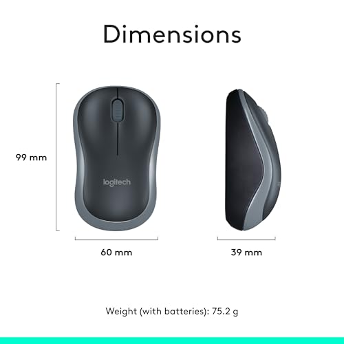 Wireless Keyboard and Mouse MK270 Combo for Windows, 2.4 GHz, 8 Multimedia Keys