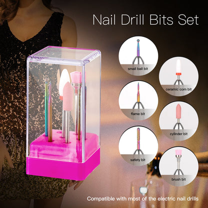 Wand Bling Nail Drill - Crystal Diamond - 35,000 RPM Rechargeable