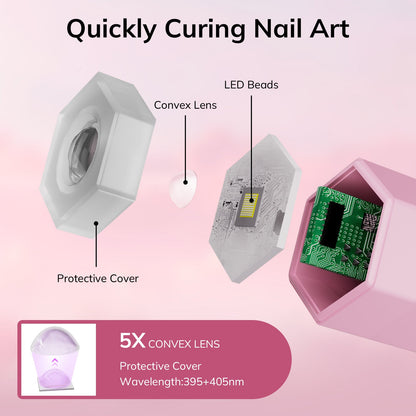 Handheld Mini Nail Light - White