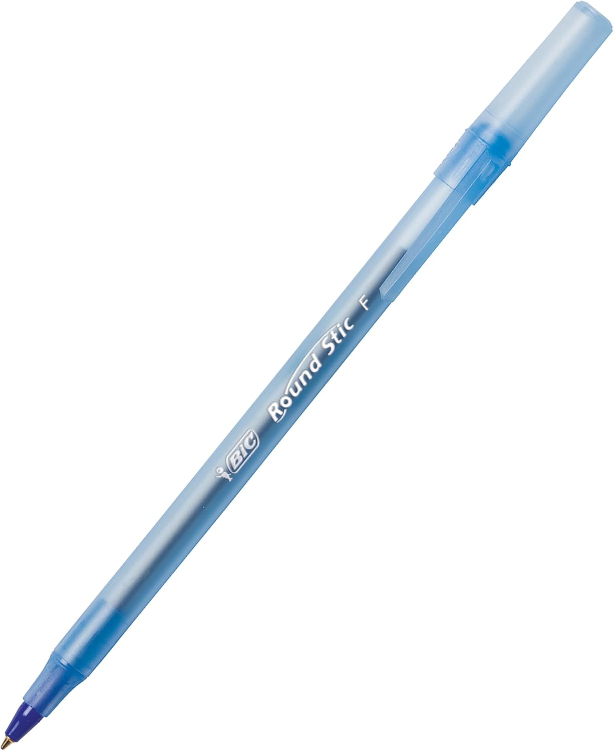 BIC Round Stic Xtra Life Black Ballpoint Pens, Medium Point (1.0mm), 10-Count Pack of Bulk Pens, Flexible Round Barrel for Writing Comfort, No. 1 Selling Ballpoint Pens
