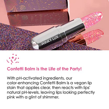 Glimmer Balm, pH Lip Balm, Color Changing Lipstick and Tinted, Vegan & Cruelty Free Lip Balm, Hydrate & Plump