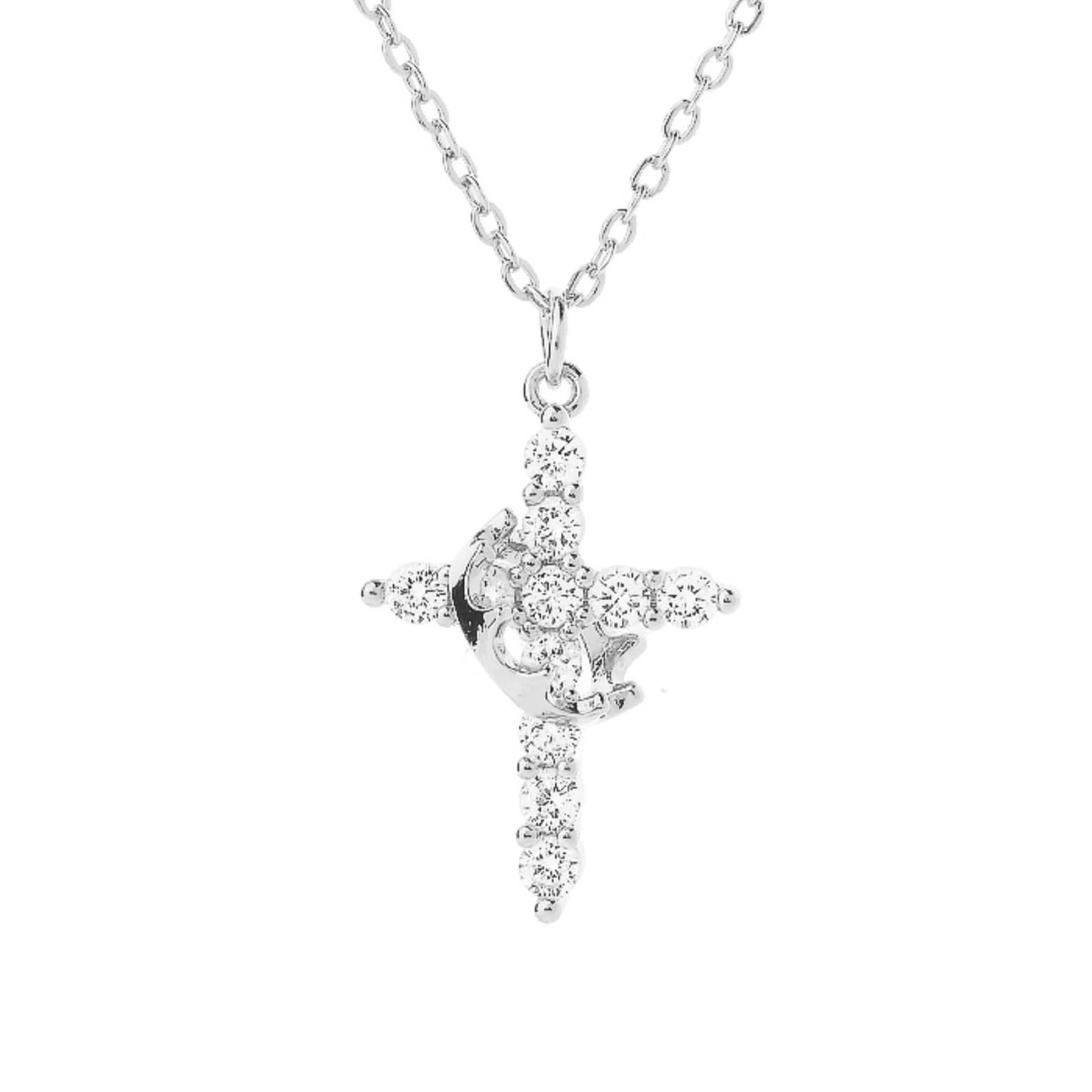 Crown Cross Necklace for Women Ideal Faith-Inspired Jewelry Gift for Every Occasion