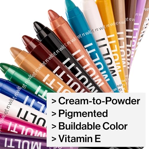 wet n wild Color Icon Cream Eyeliner Eyeshadow Multi-Stick, Moisturizing, Nourishing Velvety Cream-to-Powder Buildable & Blendable Formula, Cruelty-Free & Vegan