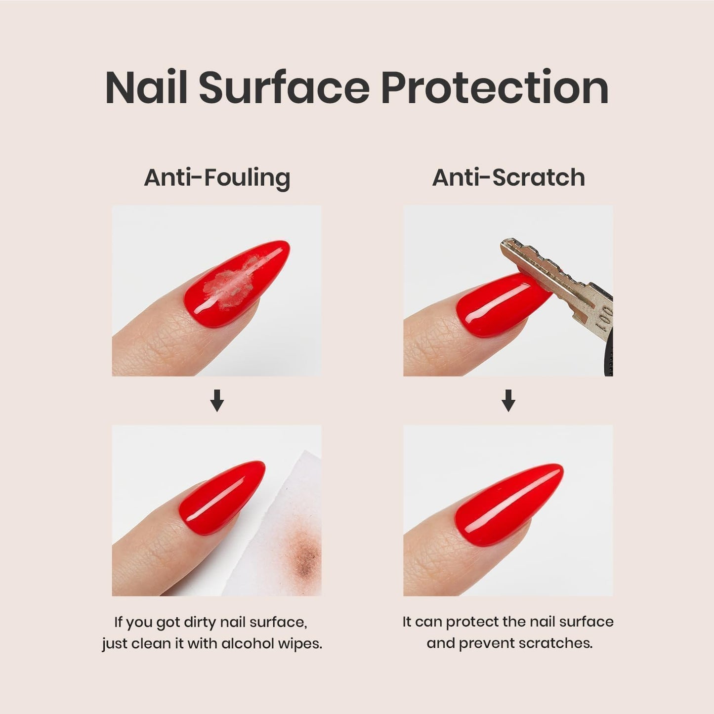 Beetles 2 Pcs 15ml No Wipe Gel Top Coat and Base Coat Set - Shine Finish and Long Lasting, Soak Off LED Nail Lamp Gel Base Top Coat Finish Nail Art Design Manicure