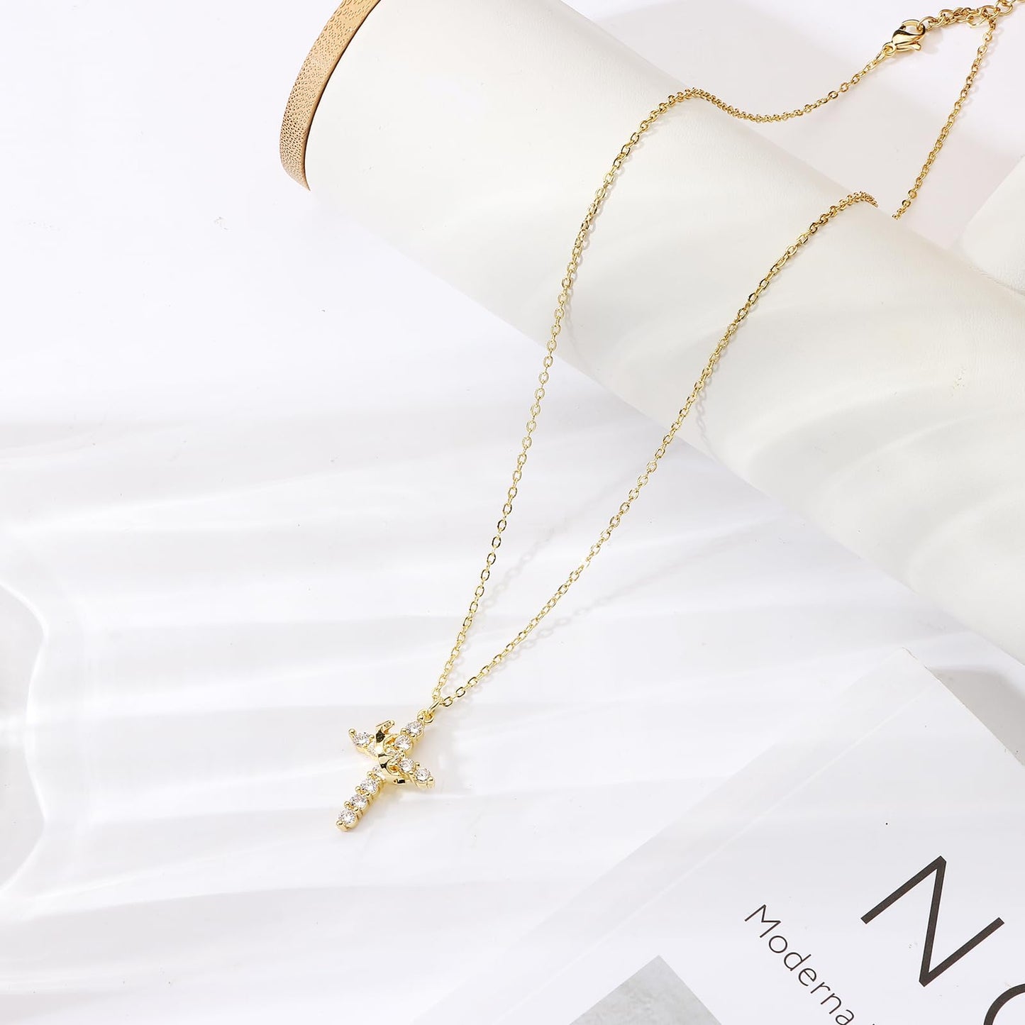 Crown Cross Necklace for Women Ideal Faith-Inspired Jewelry Gift for Every Occasion