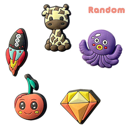 Lot of pcs Random PVC Different Shoe Charms for Shoe Decoration