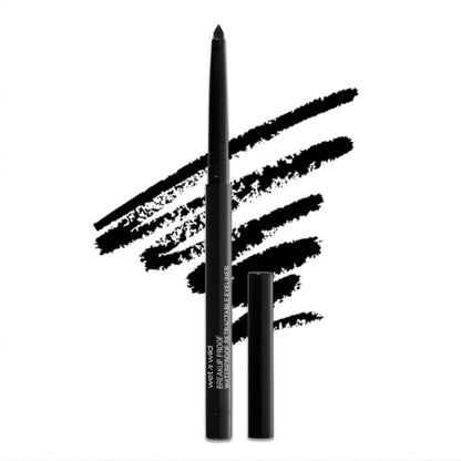 wet n wild Mega Last Breakup Proof Waterproof Retractable Gel Eyeliner - Ultra Pigmented 16-Hour Long Wear, Smudge Proof Satin Finish Formula, Cruelty-Free & Vegan