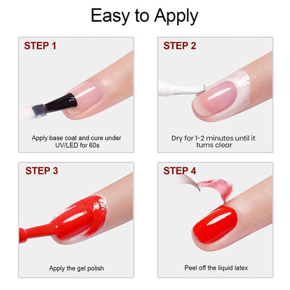 Beetles 2 Pcs 15ml No Wipe Gel Top Coat and Base Coat Set - Shine Finish and Long Lasting, Soak Off LED Nail Lamp Gel Base Top Coat Finish Nail Art Design Manicure