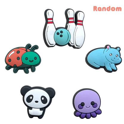 Lot of pcs Random PVC Different Shoe Charms for Shoe Decoration