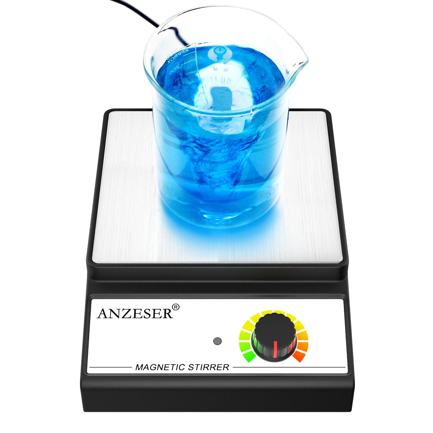 Magnetic Stirrer 3000RPM Lab Stirrers with Stir Bar Max Stirring Capacity 3000mL (No Heating)
