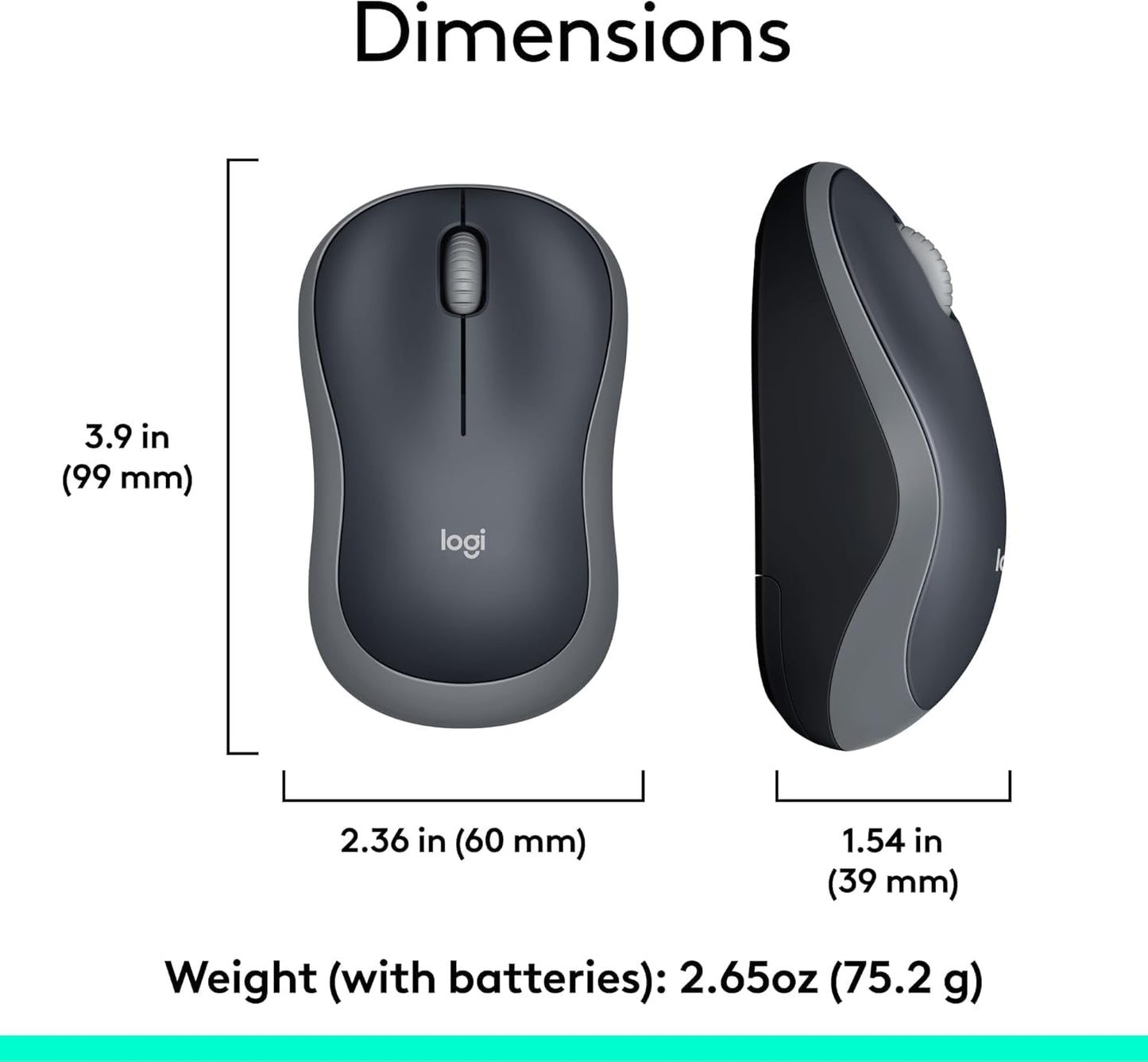 Wireless Keyboard and Mouse MK270 Combo for Windows, 2.4 GHz, 8 Multimedia Keys