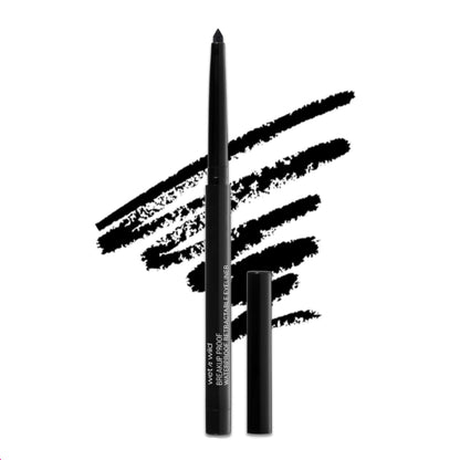 wet n wild Mega Last Breakup Proof Waterproof Retractable Gel Eyeliner - Ultra Pigmented 16-Hour Long Wear, Smudge Proof Satin Finish Formula, Cruelty-Free & Vegan