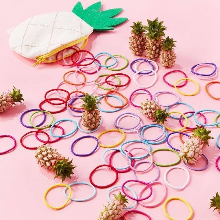 Goody Ouchless Hair Elastics – No Pull, No Breakage, Tangle-Free Hold for Thick, Curly, Coily & Textured Hair – 30 Count, Black, Long-Lasting Ponytail Holders for Women & Men