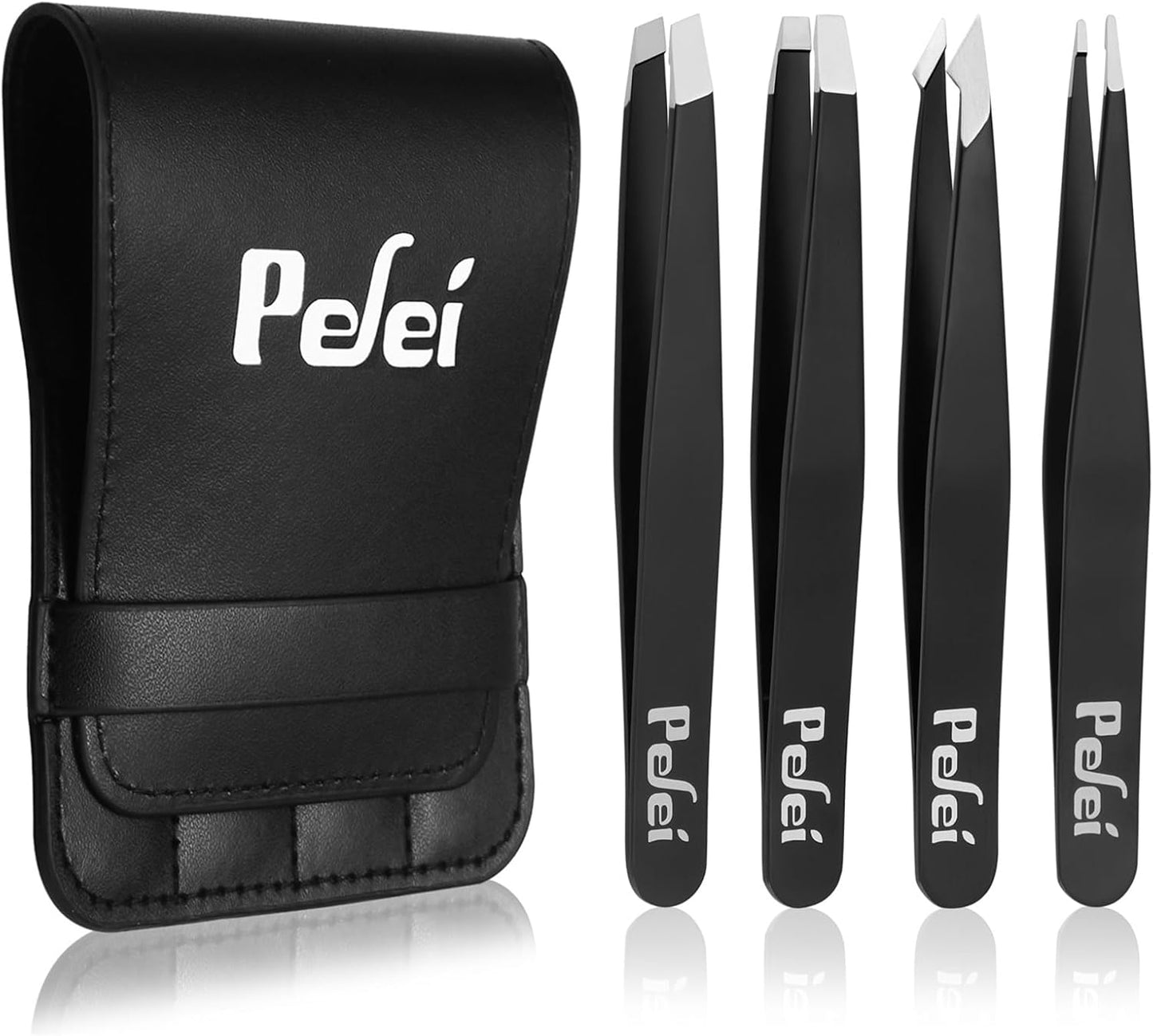 Tweezers Set - Professional Stainless Steel for Eyebrows
