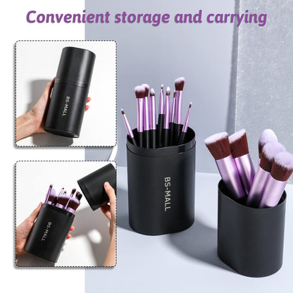 BS-MALL New 14 Pcs Makeup Brushes Premium Synthetic Kabuki Makeup Brush Set Cosmetics