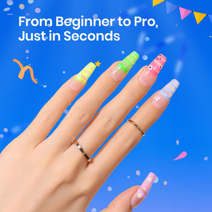 Beetles 2 Pcs 15ml No Wipe Gel Top Coat and Base Coat Set - Shine Finish and Long Lasting, Soak Off LED Nail Lamp Gel Base Top Coat Finish Nail Art Design Manicure