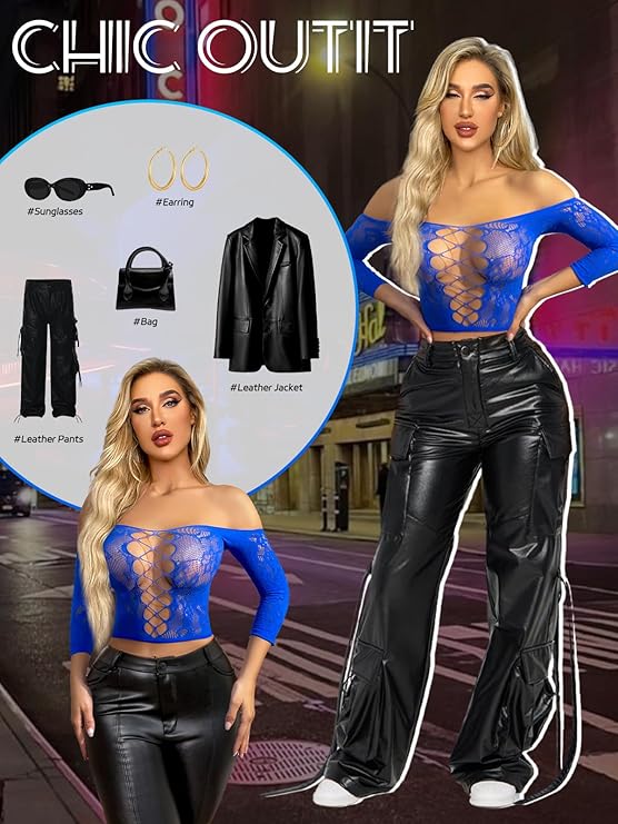 Buitifo Womens Lingerie Set Fishnet BabyDoll Bodysuit Sexy Nightwear