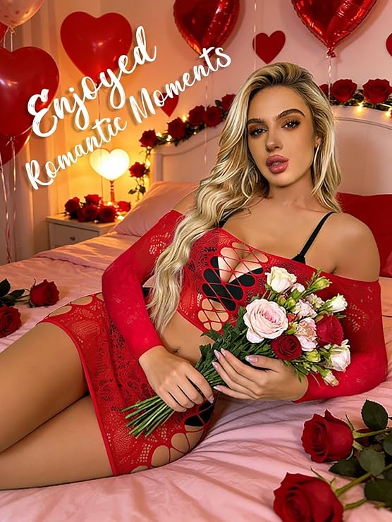 Buitifo Womens Lingerie Set Fishnet BabyDoll Bodysuit Sexy Nightwear