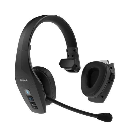 Bluetooth Wireless Headphones 91% Noise Canceling Over Head Trucker Headset with Mic, Lightweight Design with Adjustable Headband, 20 hrs