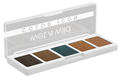 wet n wild Color Icon Eyeshadow Makeup 5 Pan Palette, Matte, Shimmer, Metallic, Long Wearing, Rich Buttery Pigment, Cruelty Free