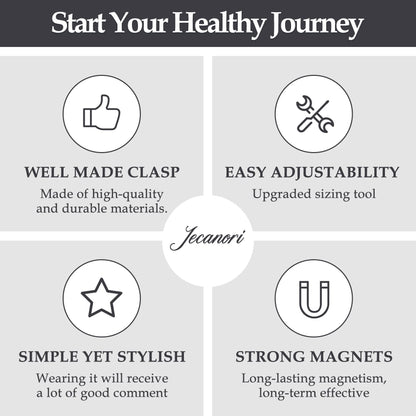 Women's Copper Bracelets ,Ultra Magnetic Bracelets with 3500 Gauss Magnets,Crystal with Sizing Tool