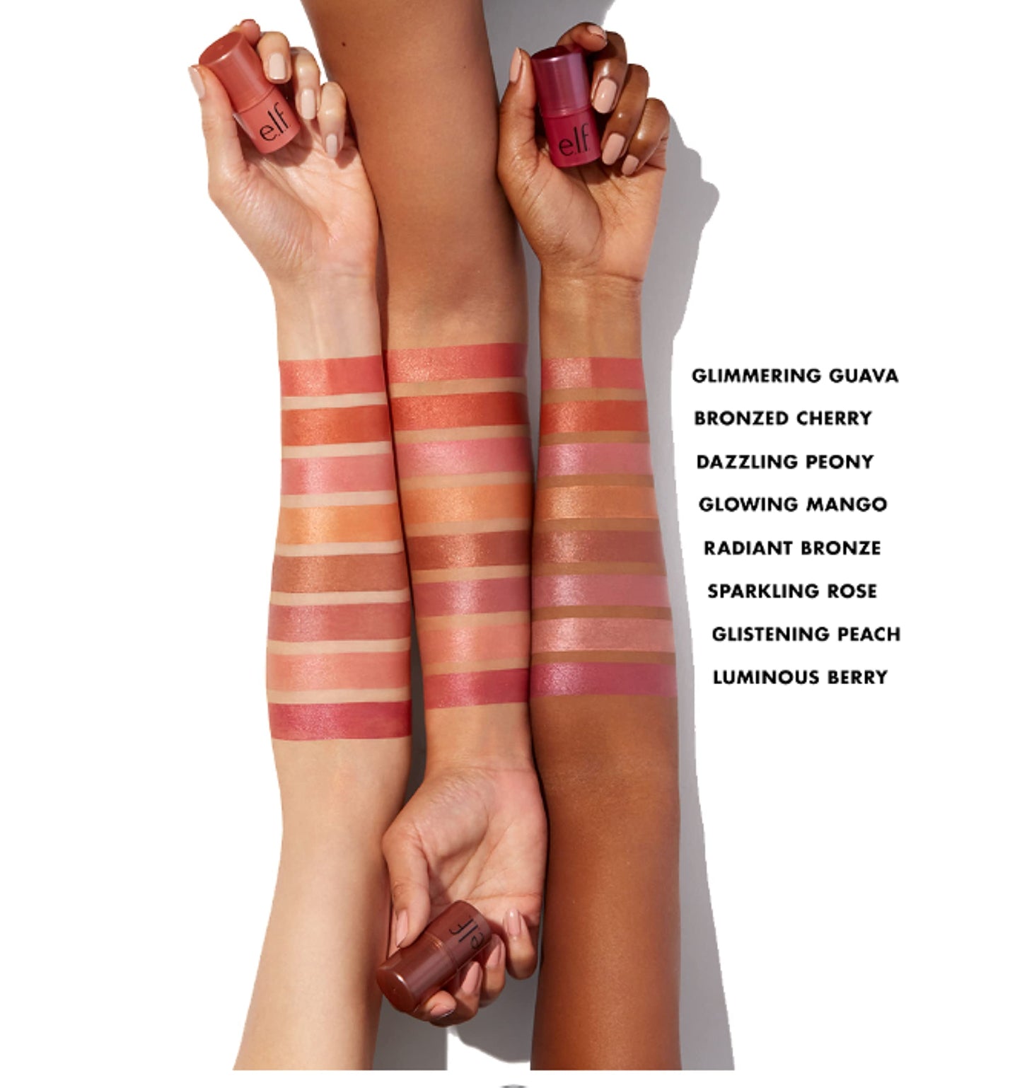 e.l.f. Monochromatic Multi Stick, Luxuriously Creamy & Blendable Color, For Eyes, Lips & Cheeks,0.17 Oz