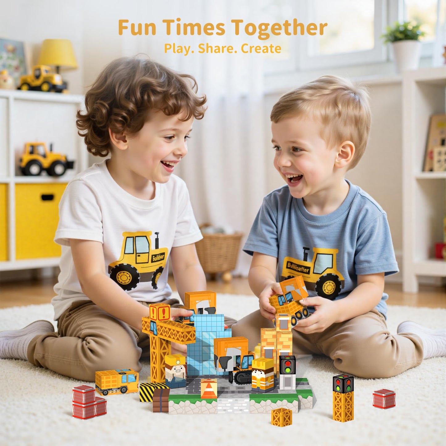 Magnetic Blocks Magnet Building Toys, STEM Building Game Montessori Sensory Toys for Kids Ages 3 to 10 years