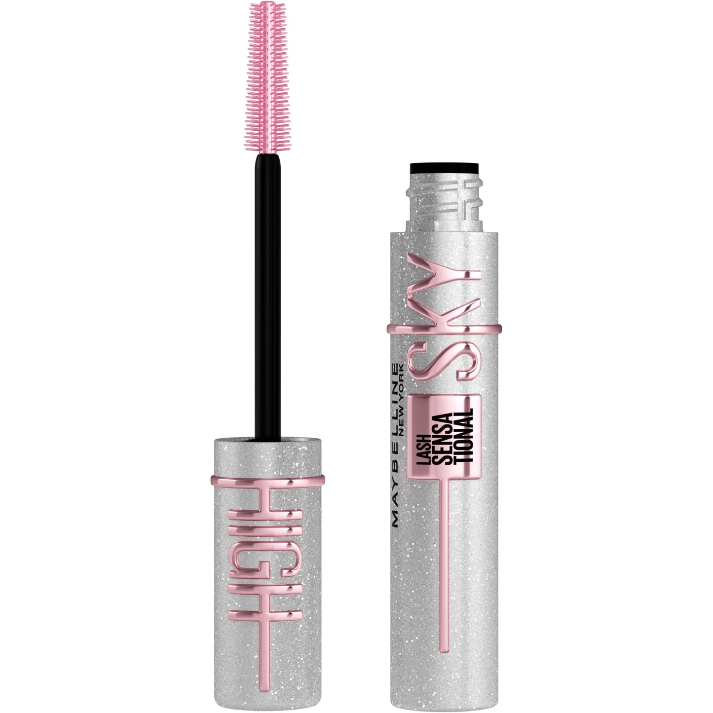 MAYBELLINE Sky High Glitter Mascara, Diamond Effect Eye Makeup for Lashes and Brows