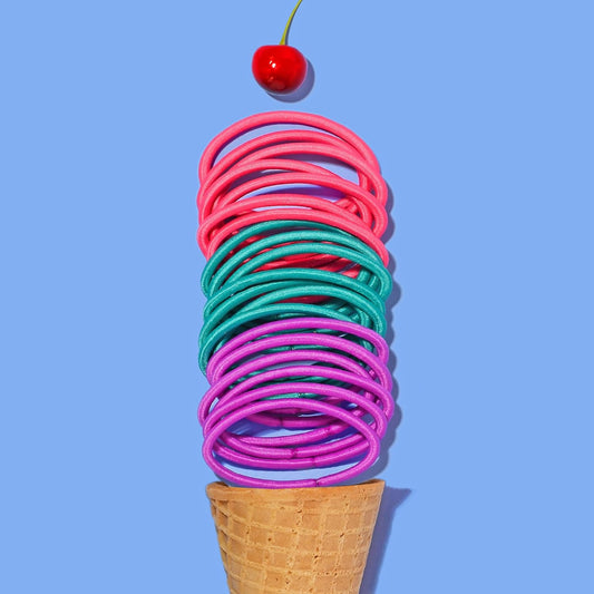 Goody Ouchless Hair Elastics – No Pull, No Breakage, Tangle-Free Hold for Thick, Curly, Coily & Textured Hair – 30 Count, Black, Long-Lasting Ponytail Holders for Women & Men