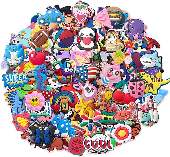 Lot of pcs Random PVC Different Shoe Charms for Shoe Decoration