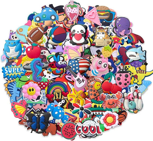 Lot of pcs Random PVC Different Shoe Charms for Shoe Decoration