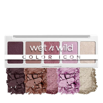 wet n wild Color Icon Eyeshadow Makeup 5 Pan Palette, Matte, Shimmer, Metallic, Long Wearing, Rich Buttery Pigment, Cruelty Free